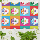 Pop Art Hamsters Küchentuch (Gefaltet)