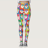 Pop Art Hamsters Leggings (Vorderseite)