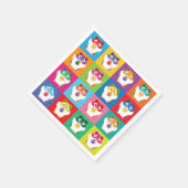 Pop Art Hamsters Napkins Serviette (Ecke)