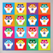 Pop Art Hamsters Poster (Vorne)
