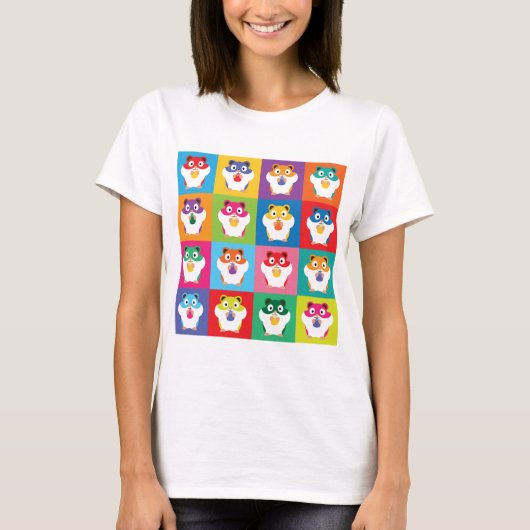 Pop Art Hamsters T - Shirt (Vorderseite)