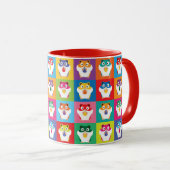 Pop Art Hamsters Tasse (VorderseiteRechts)