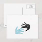 Pop Art Hands Postkarte (Vorne/Hinten)