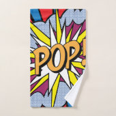 Pop Art Handtuch Badhandtuch Set (Handtuch)