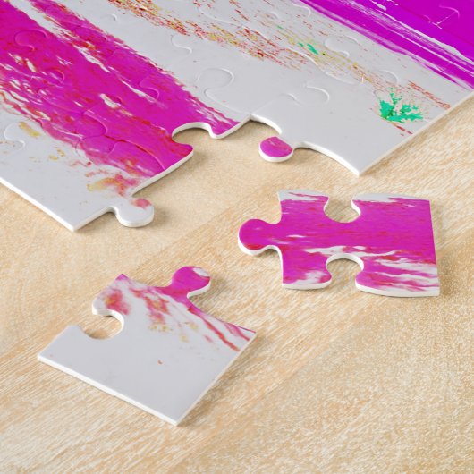 Pop Art Hawaii Island Travel Beach Palm Tree Puzzle (Seite)