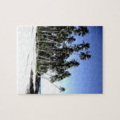 Pop Art Hawaii Island Travel Beach Palmen Puzzle (Horizontal)