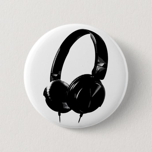 Pop Art Headphone Button (Vorderseite)