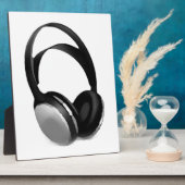 Pop Art Headphone Fotoplatte (Seite)