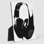 Pop Art Headphone Fotoplatte (Seite)