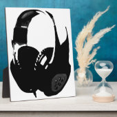 Pop Art Headphone Fotoplatte (Seite)