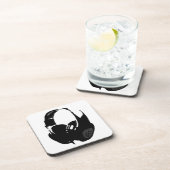 Pop Art Headphone Getränkeuntersetzer (Rechte Seite)