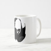 Pop Art Headphone Kaffeetasse (VorderseiteRechts)