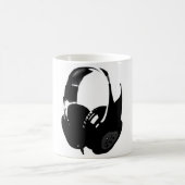 Pop Art Headphone Kaffeetasse (Mittel)