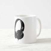 Pop Art Headphone Kaffeetasse (VorderseiteRechts)