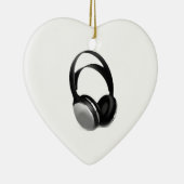 Pop Art Headphone Keramik Ornament (Rechts)