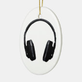 Pop Art Headphone Keramikornament (Links)