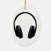 Pop Art Headphone Keramikornament (Vorne)