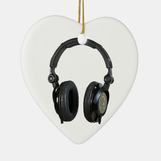 Pop Art Headphone Keramikornament (Rechts)