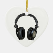 Pop Art Headphone Keramikornament (Vorne)