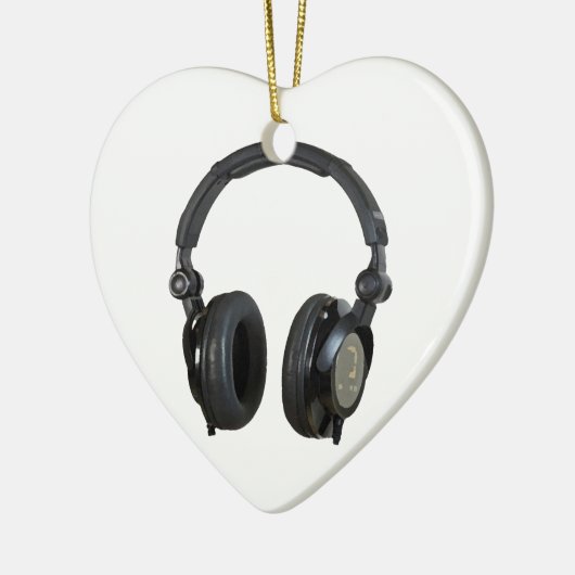 Pop Art Headphone Keramikornament (Links)