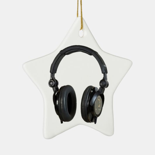 Pop Art Headphone Keramikornament (Rechts)