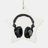 Pop Art Headphone Keramikornament (Vorne)