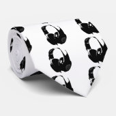 Pop Art Headphone Krawatte (Gerollt)
