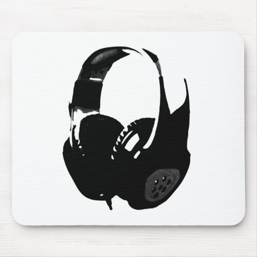 Pop Art Headphone Mousepad (Vorne)