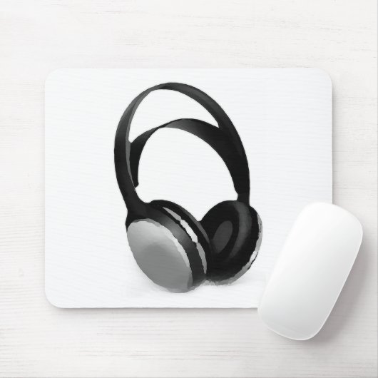 Pop Art Headphone Mousepad (Mit Mouse)