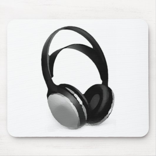 Pop Art Headphone Mousepad (Vorne)