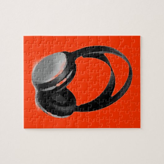 Pop Art Headphone Puzzle (Horizontal)