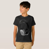 Pop Art Headphone T-Shirt (Vorne ganz)