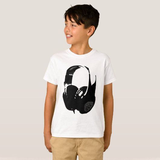Pop Art Headphone T-Shirt (Vorne ganz)