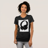 Pop Art Headphone T-Shirt (Vorne ganz)
