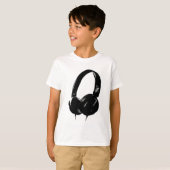 Pop Art Headphone T-Shirt (Vorne ganz)