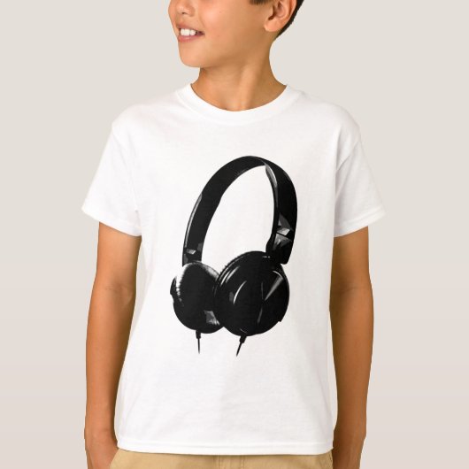 Pop Art Headphone T-Shirt (Vorderseite)