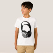 Pop Art Headphone T-Shirt (Vorne ganz)