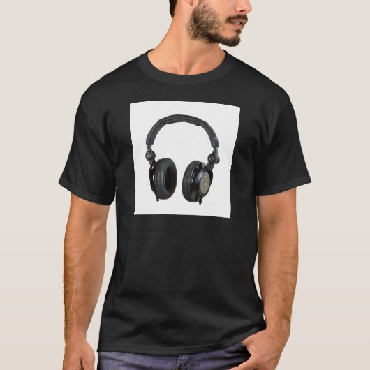 Pop Art Headphone T-Shirt (Vorderseite)