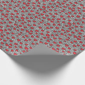 Pop Art Heart Pattern Geschenkpapier (Ecke)
