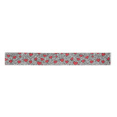 Pop Art Heart Pattern Satinband (Vorderseite)