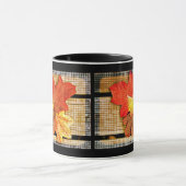 Pop Art Herbstlaube Tasse (Zentrum)
