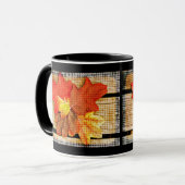 Pop Art Herbstlaube Tasse (Vorderseite Links)