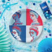 Pop Art HM Queen Party Pappteller (Party)