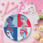 Pop Art HM Queen Party Pappteller (Party)