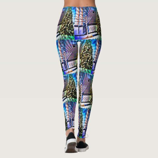 Pop Art Holidays Leggings (Rückseite)