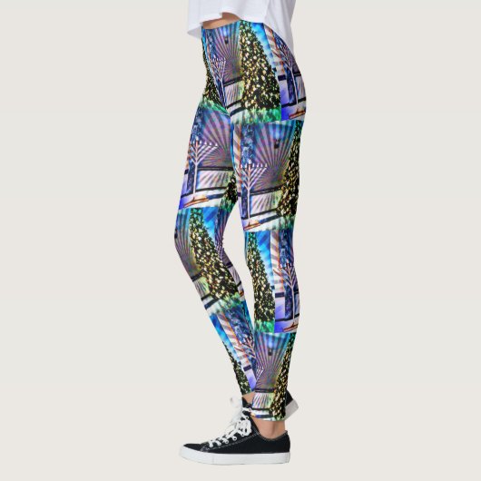 Pop Art Holidays Leggings (Links)