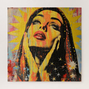 Pop Art Holy Mary Puzzle