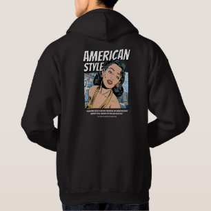 Pop Art Hoodie mit Classic American Design