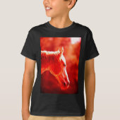 Pop Art Horse Head T-Shirt (Vorderseite)