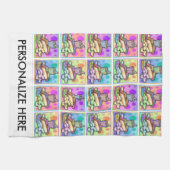 POP ART HOT HUNDEN GESCHIRRTUCH (Horizontal)